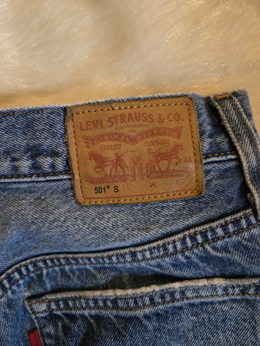 Levi's Women's Light Blue Straight Leg 501® S Jeans
